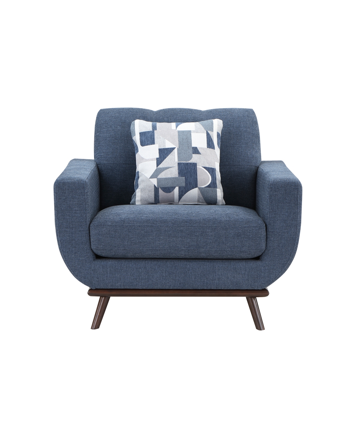 Homelegance White Label Andora 42" Chair In Blue