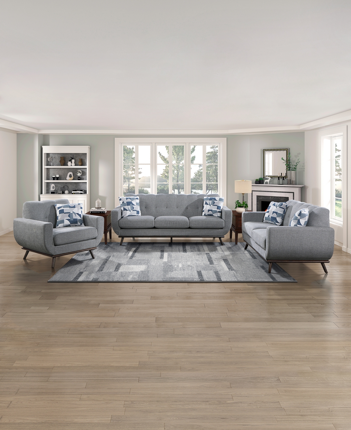 HOMELEGANCE WHITE LABEL ANDORA 70" LOVESEAT 