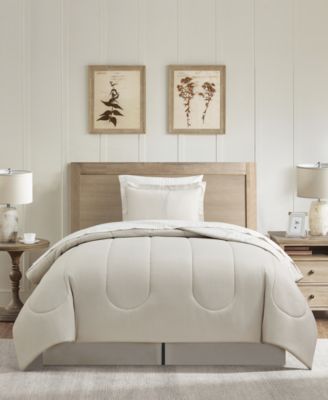 Neutral Damask 8-Pc. Comforter Set