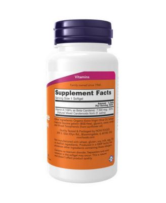 Natural Beta Carotene, 25000 IU, 90 Sofgels