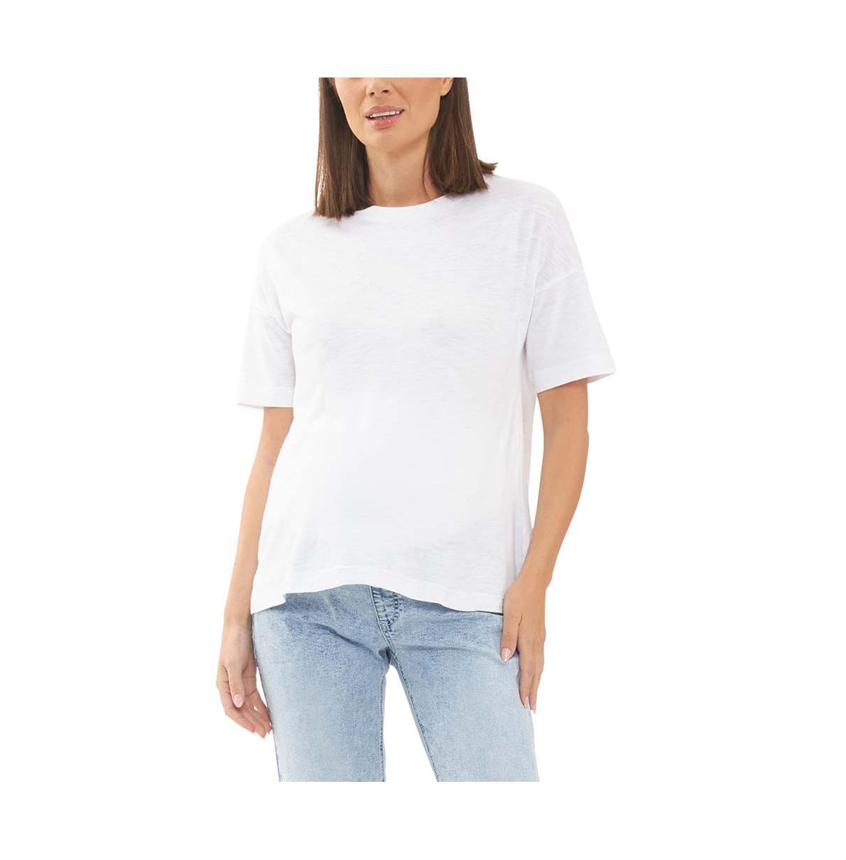 Claud Crew Neck Tee White - White