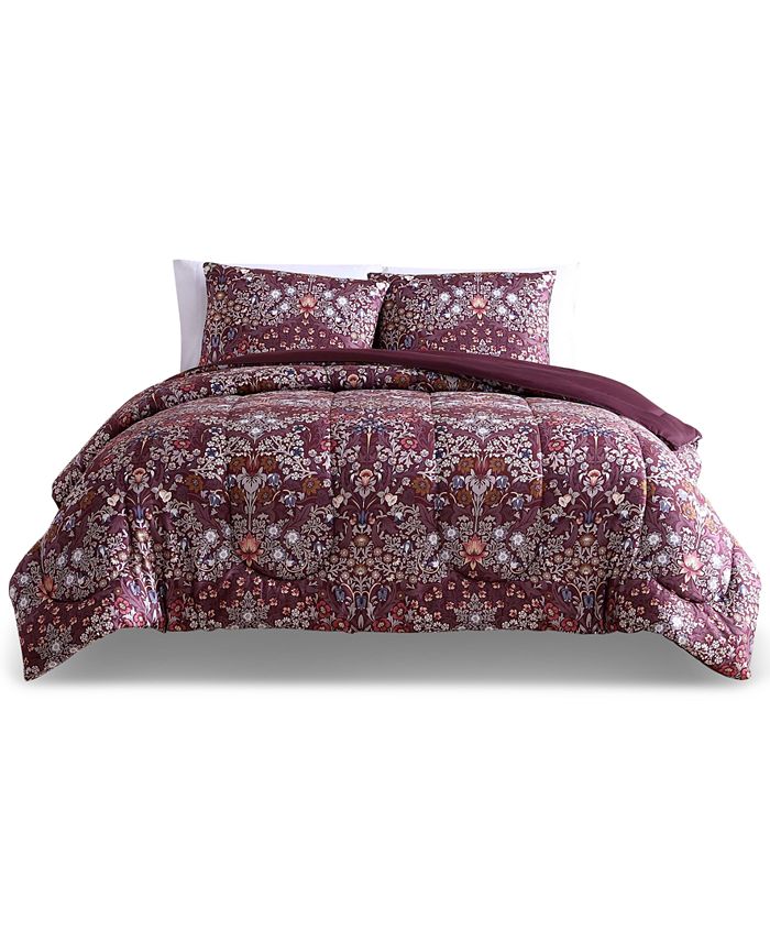 Hallmart Collectibles Odessa Twin/Twin XL 4 Piece Comforter Set Pink