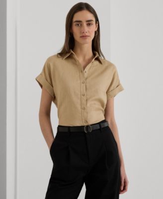 Lauren Ralph Lauren - Dolman-Sleeve Linen Shirt
