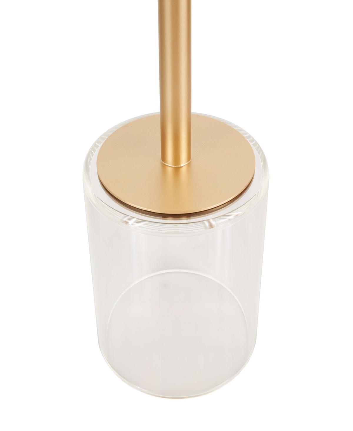 Rosemary Lane 16" X 16" X 22" Acrylic Elevated Base And Gold-tone Stand Accent Table In Clear