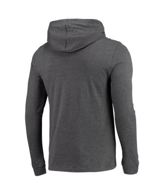 Men's Navy, Heather Charcoal Virginia Cavaliers Meter Long Sleeve Hoodie T-shirt and Jogger Pajama Set