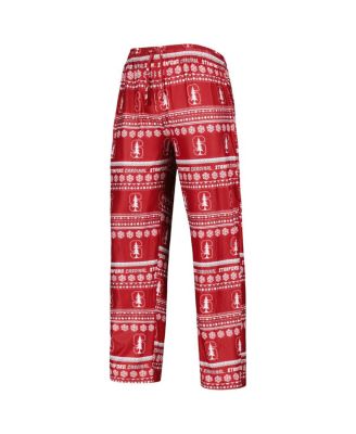 Men's Cardinal Stanford Cardinal Swivel Long Sleeve T-shirt and Pants Sleep Set