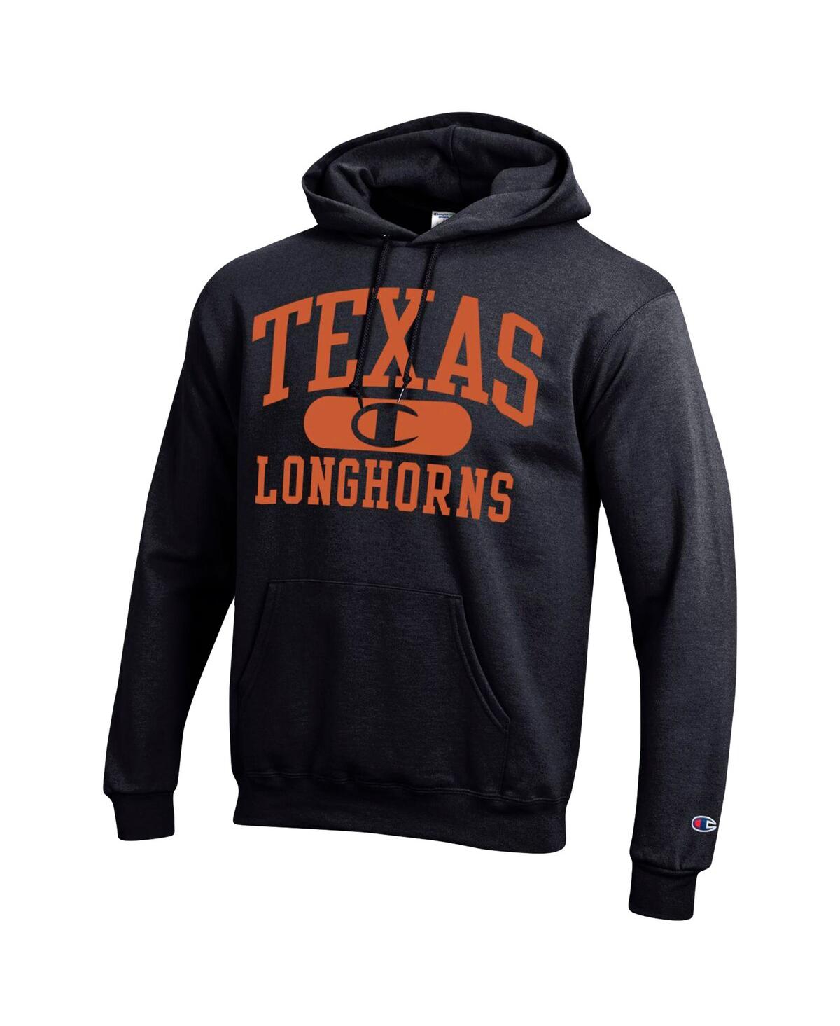 Men's ChampionTexas Longhorns Arch Pill Pullover Hoodie - Black