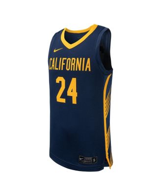 Men's #24 Navy Cal Bears Replica Basketball Jersey