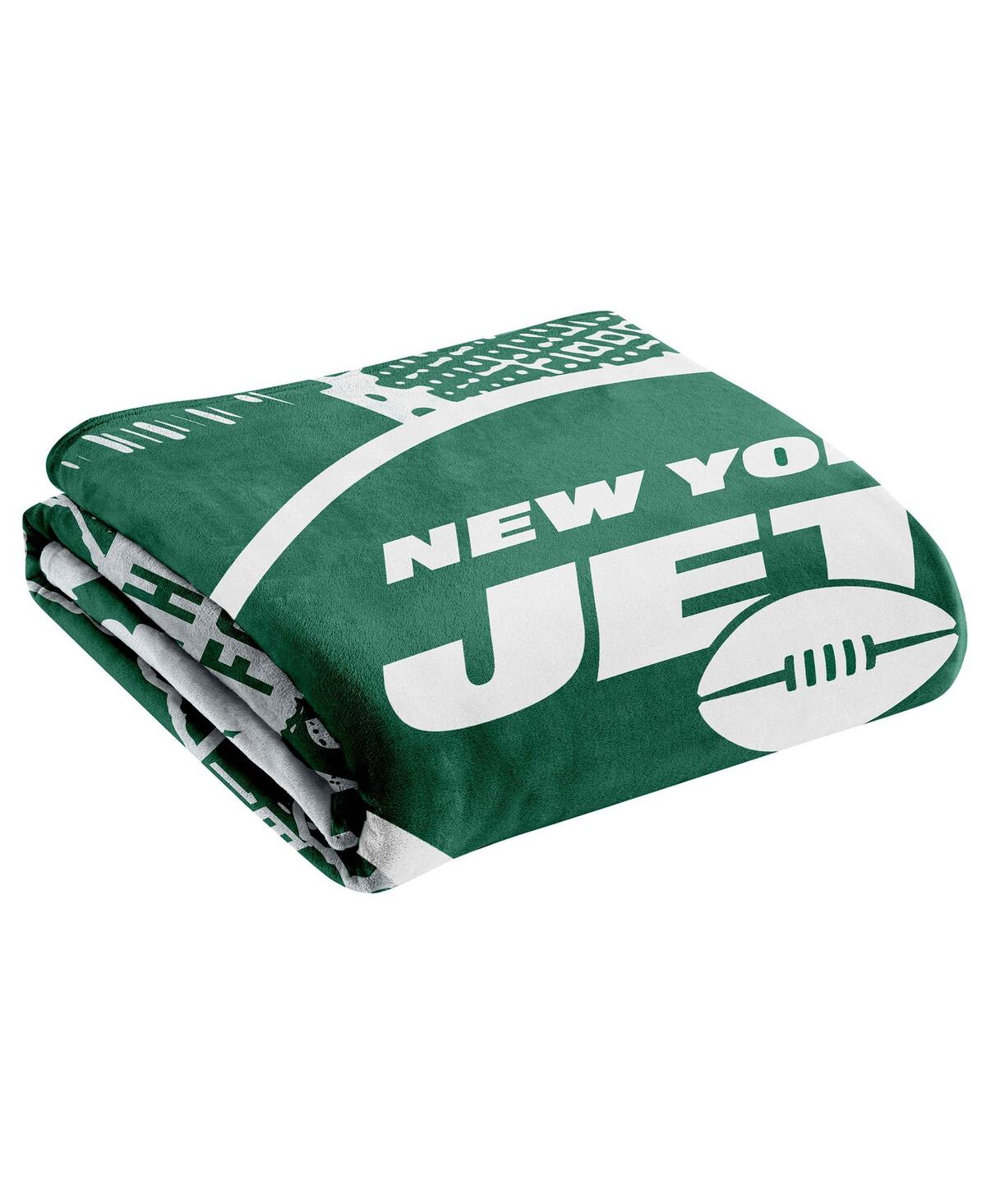 Logo Brands New York Jets 60" X 80" Hometown Blanket In Green