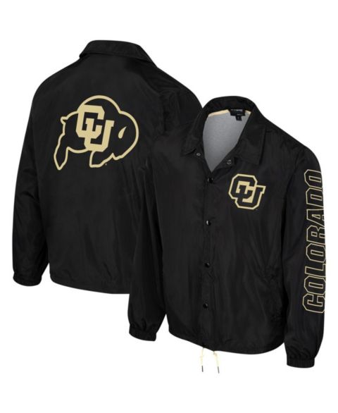 Женские куртки The Wild Collective Men's and Women's Black Colorado Buffaloes Coaches Full-Snap Jacket