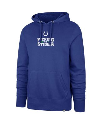 Men's Royal Indianapolis Colts Not All Pain Can Be Seen&nbsp;Kicking the Stigma Pullover Hoodie