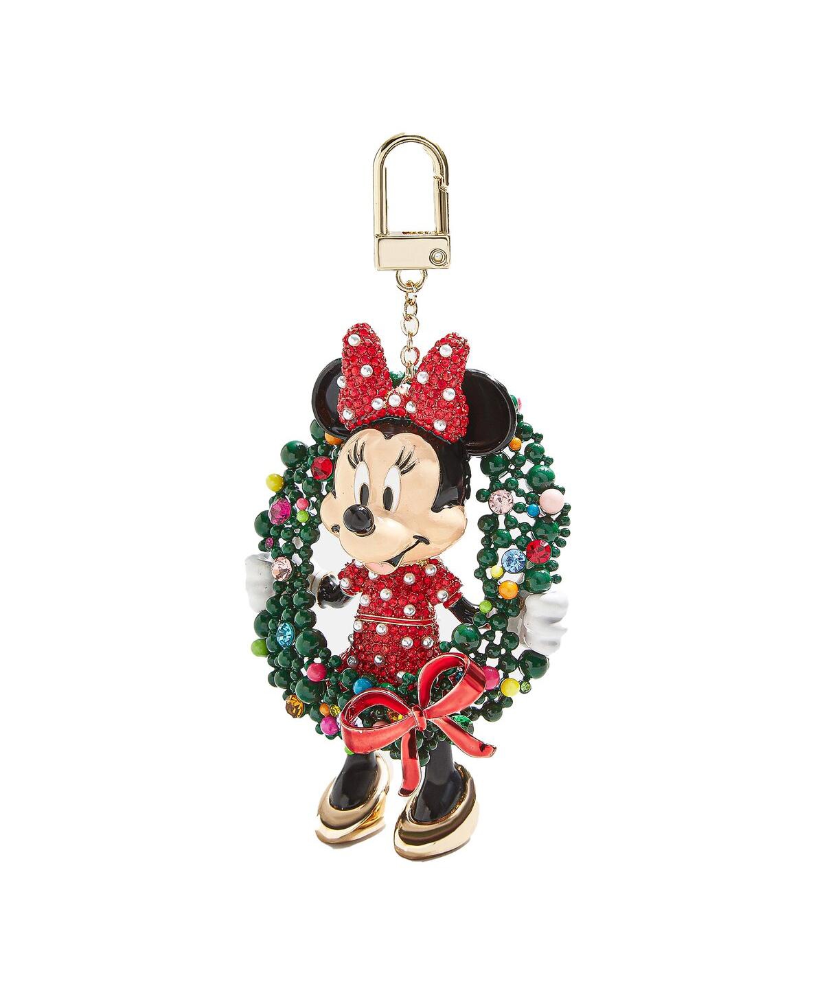 Baublebar Women's  Minnie Mouse Wreath Bag Charm In Red