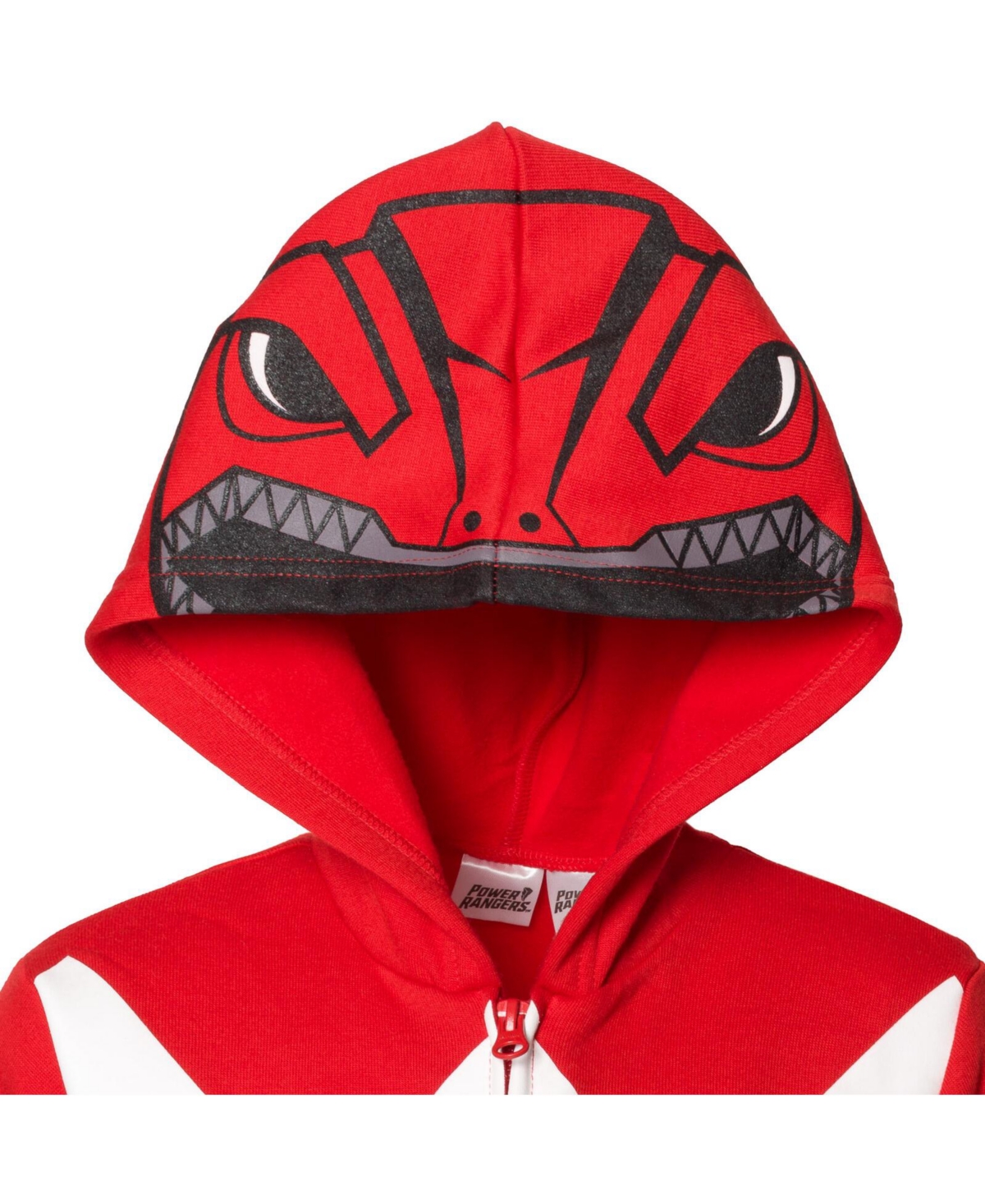 Power Rangers Blue Ranger Red Black Fleece Zip Up Hoodie Toddler| Child Boys