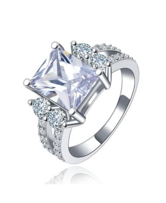 Princess Cut Cubic Zirconia Ring for Women - Macy's