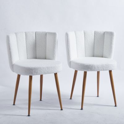 Dining Chairs(Set Of 2) With Wood Legs
