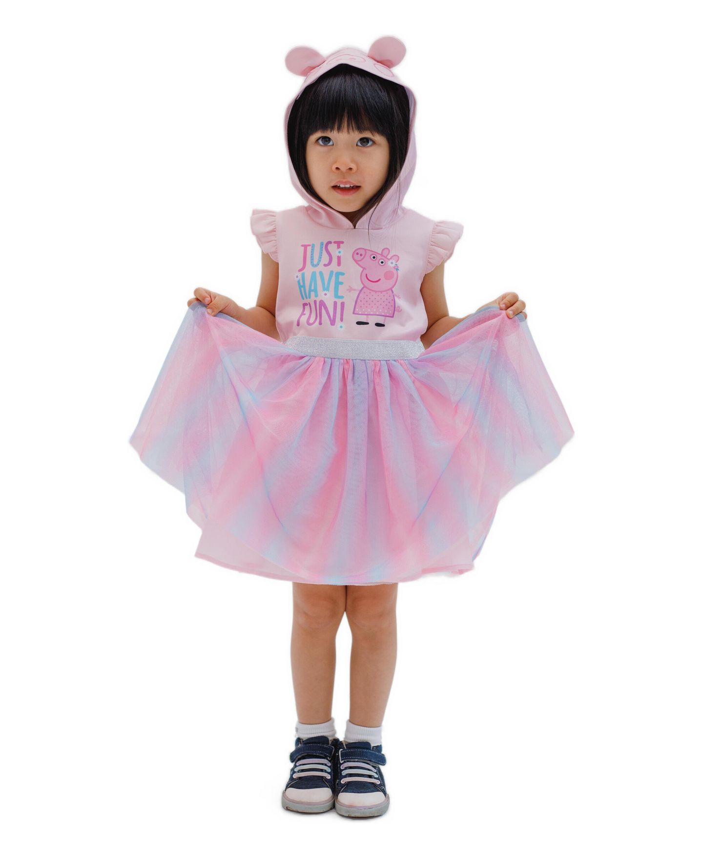 Платье Peppa Pig Mesh Tulle Dress для девочек, цвет: Розовый — фото 4