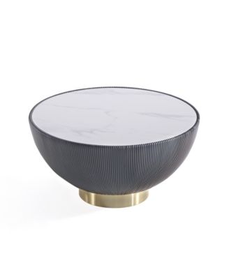 Anderson 28.15" Wide Leatherette Upholstered Coffee Table