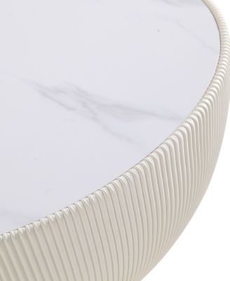 Anderson 3-Piece Leatherette Upholstered Coffee Table and End Table Set