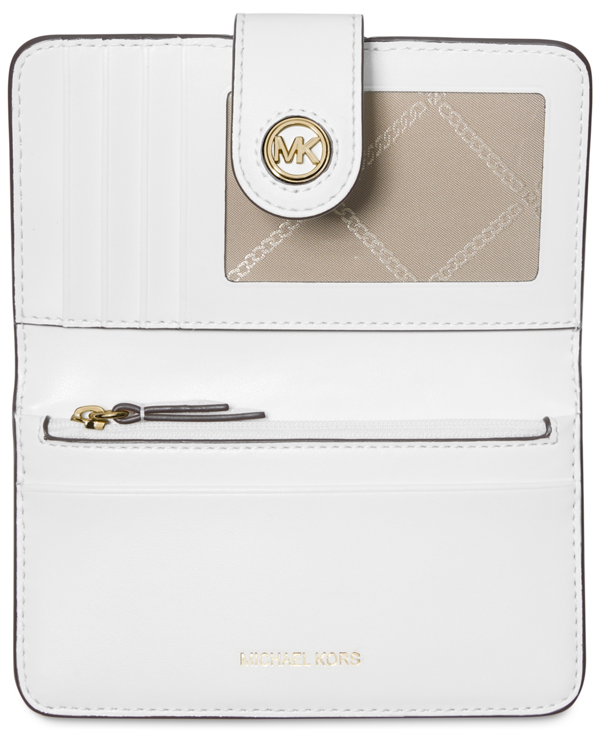 Michael Michael Kors Charm Tab Pocket Leather Bifold Wallet