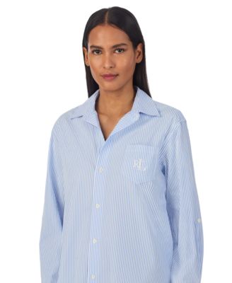 Women's Long-Sleeve Roll-Tab His Shirt Sleepshirt