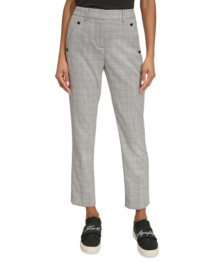Glen plaid joggers online