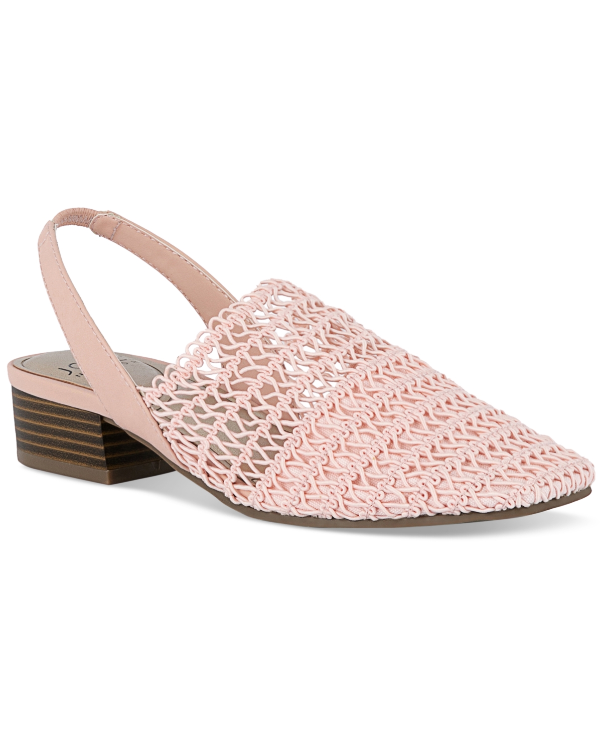 Women's Carolton Embroidered Slingback Flats - Rose Gold
