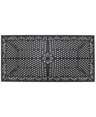 Wythburn Mix and Match 84"x 42" Cast Aluminum Outdoor Dining Table, Created for Macy's