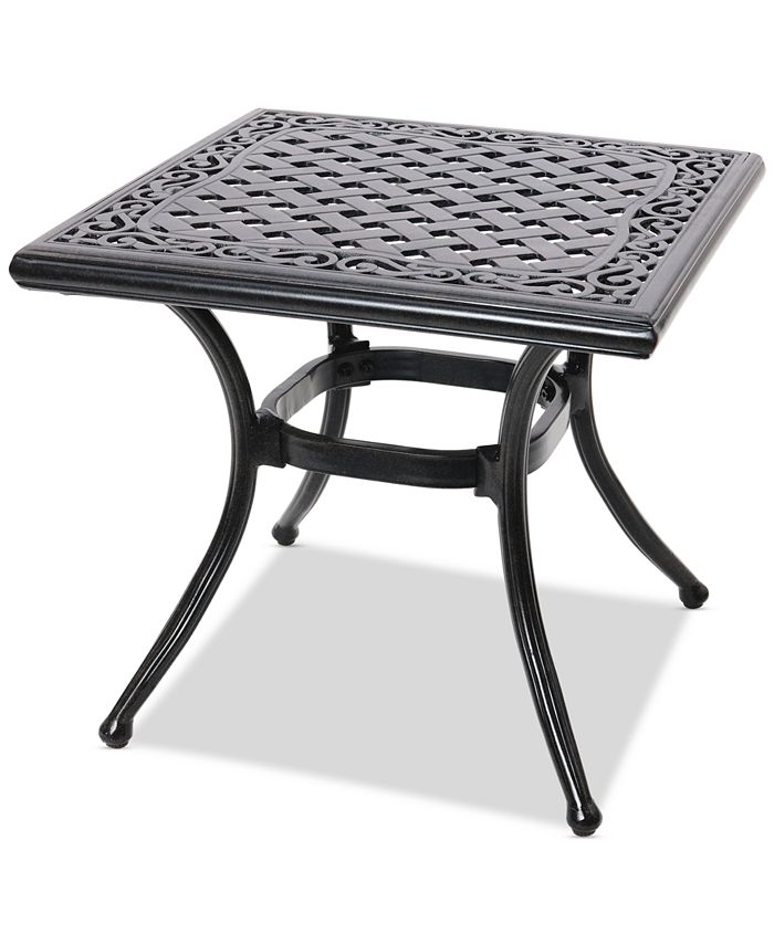 Agio Wythburn Mix and Match 20" Square Cast Aluminum Outdoor End Table