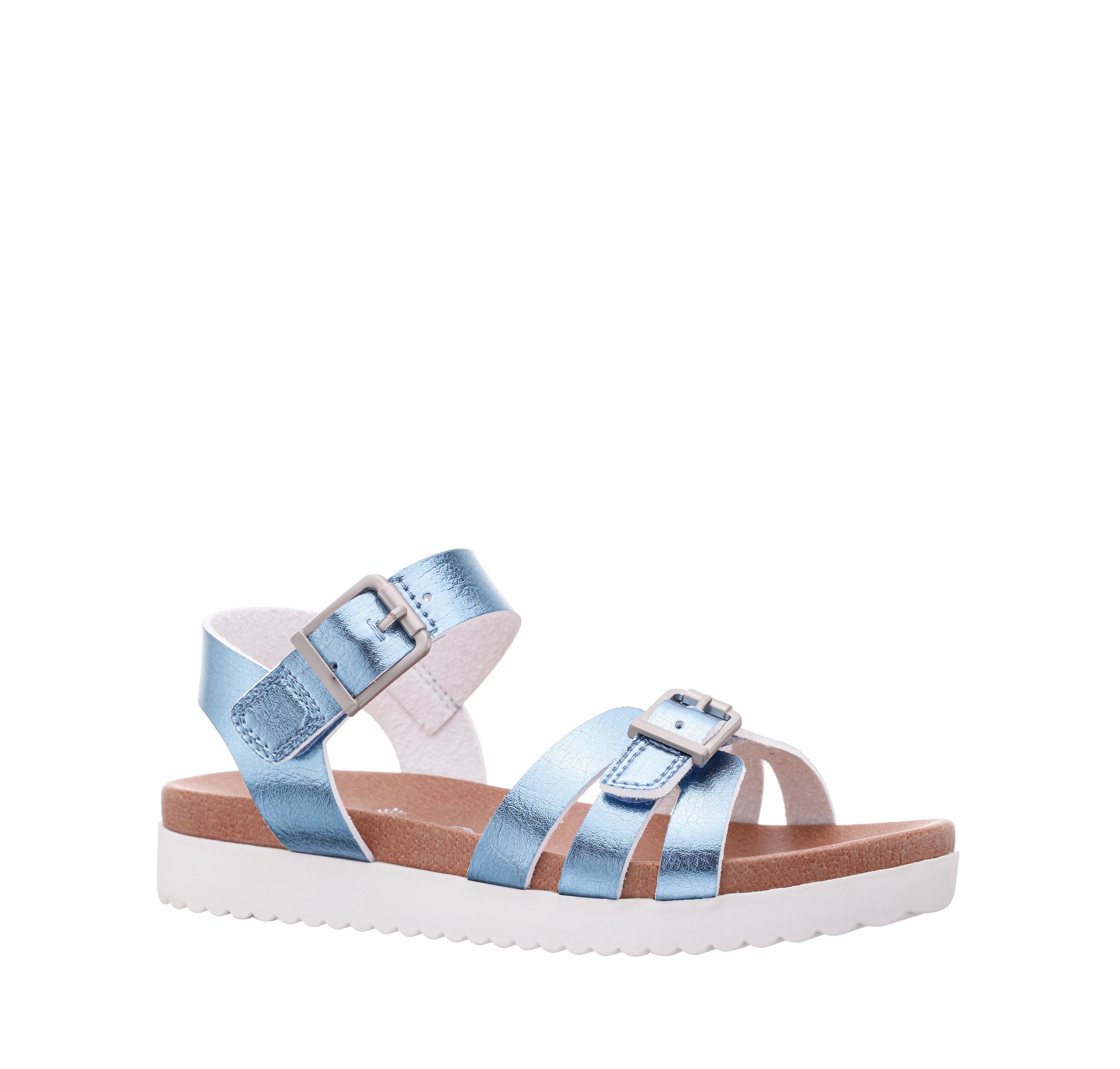 Nina Big Girls Lacey Season Fastening Strap Sandals