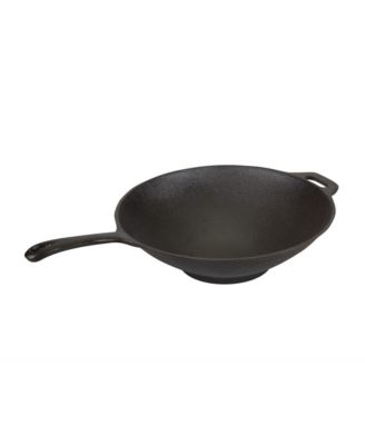Pre-Seasoned Cast Iron Wok 12.5" Diameter