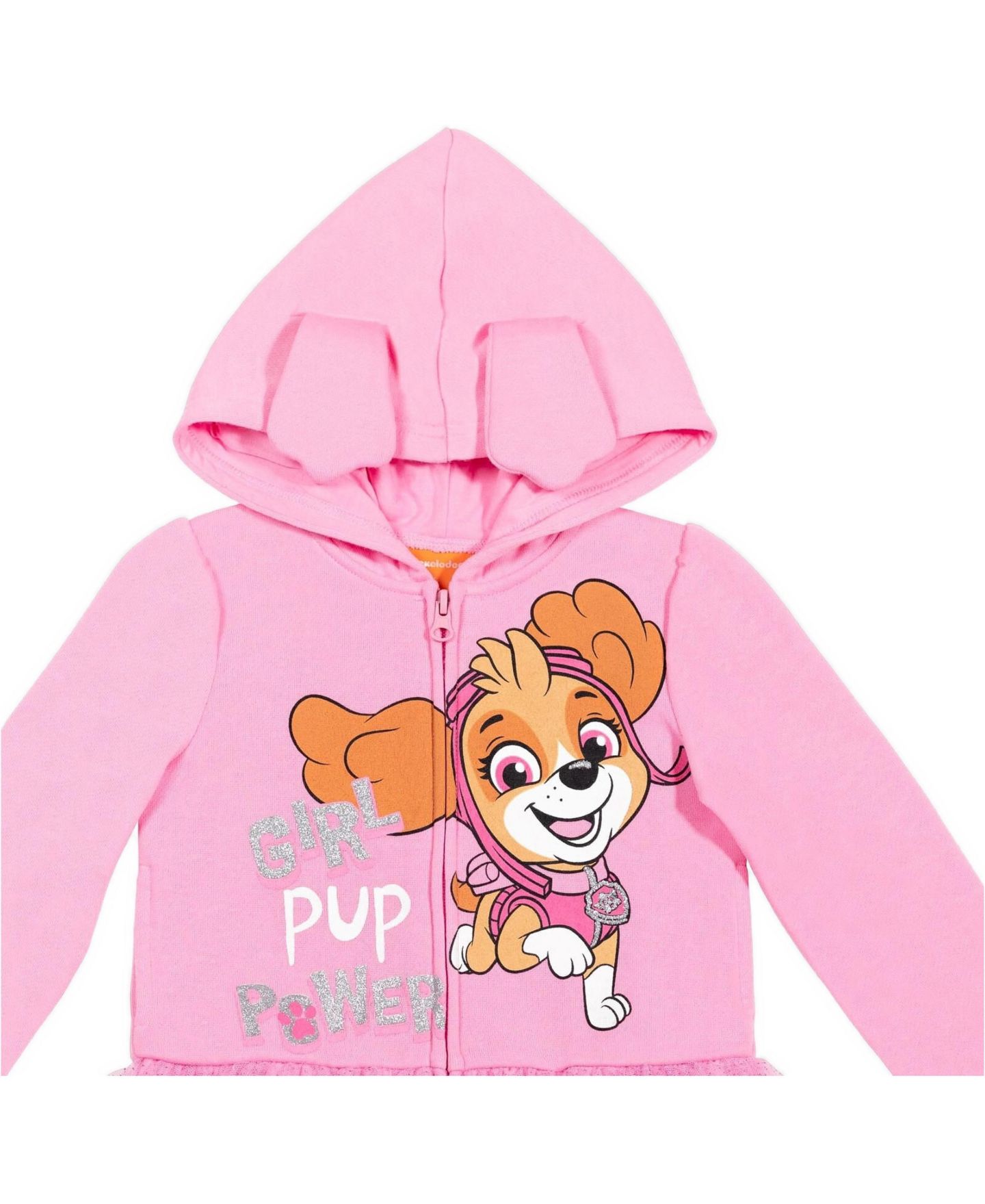 Худи Paw Patrol Skye Zip Up Costume to для девочек-малышей, цвет: Розовый, вариант 1 — фото 2
