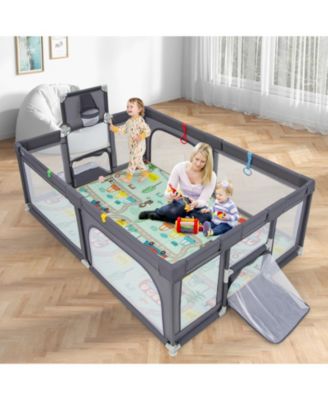 Large Baby Playpen with Mat and Ocean Balls