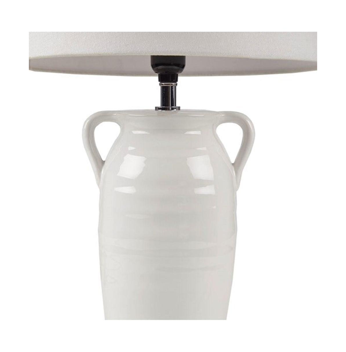 Home OutfittersTable Lamp, Great for Bedroom, Living Room, Modern/Contemporary - White
