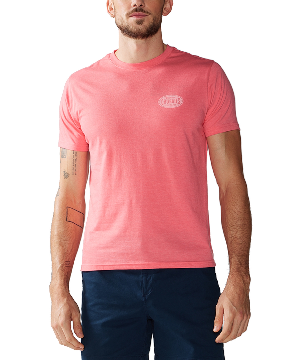 Men's The Edisto Relaxed-Fit Logo Graphic T-Shirt - Coral