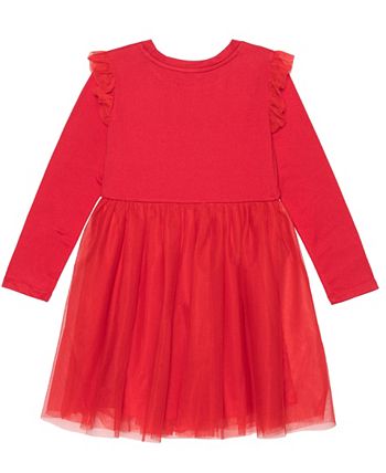 Disney Little Girls Long Sleeve Minnie Mouse Leopard Dress Macy s