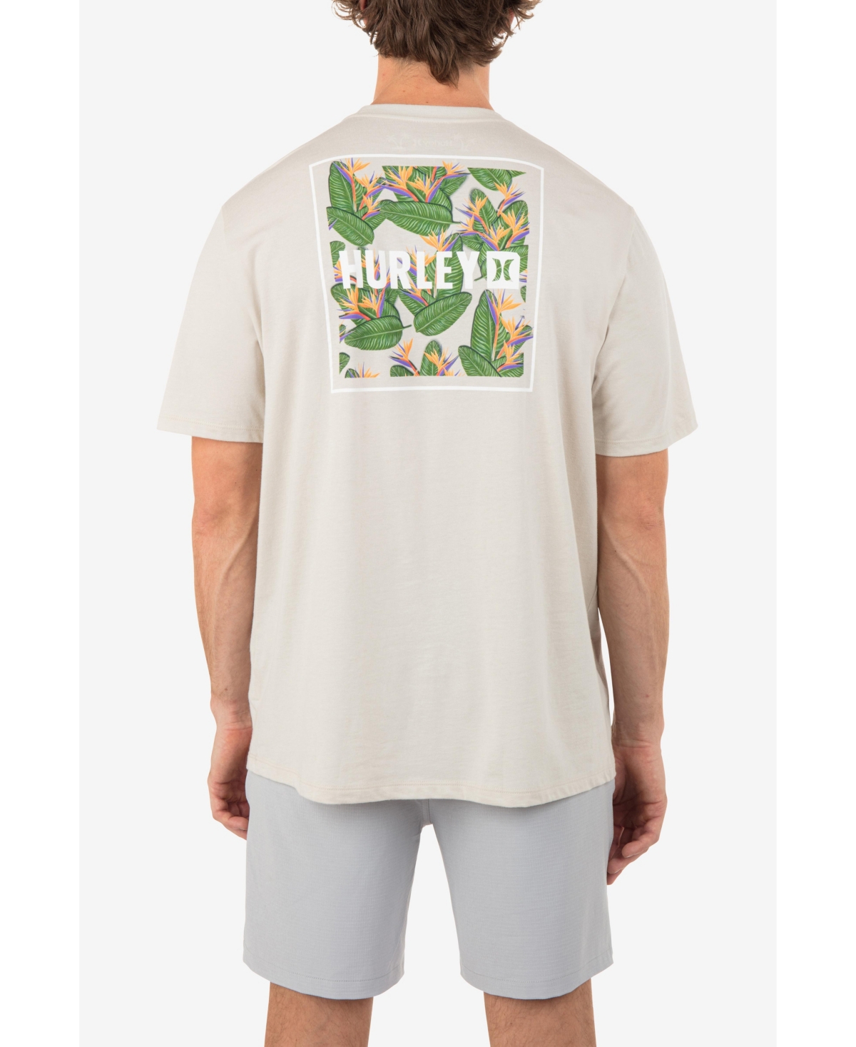 Shop Hurley Men's Everyday Four Corners Short Sleeves T-shirt In Bone