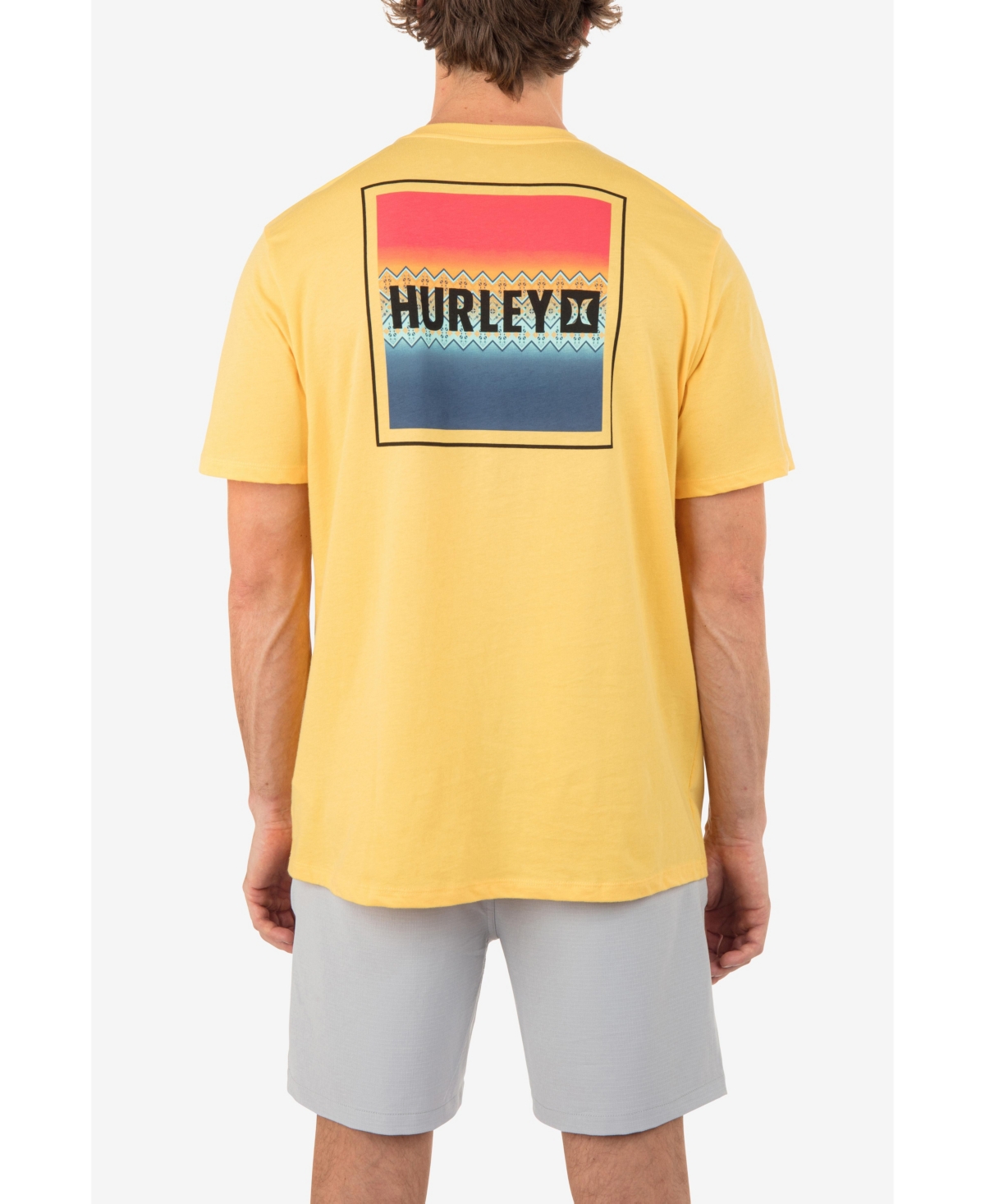 Shop Hurley Men's Everyday Four Corners Short Sleeves T-shirt In Sunspot