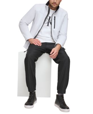 Men's Sherpa Lined Classic Soft Shell Jacket