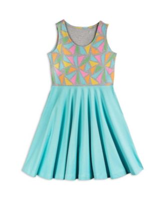 Toddler Girls Fair Trade Organic Cotton Print Sleeveless Twirl Dress
