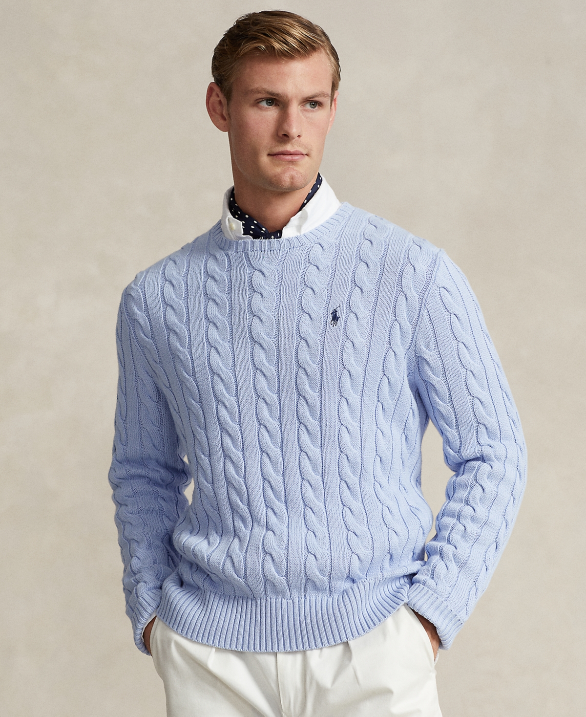 Polo Ralph Lauren Men's Cable-Knit Cotton Sweater