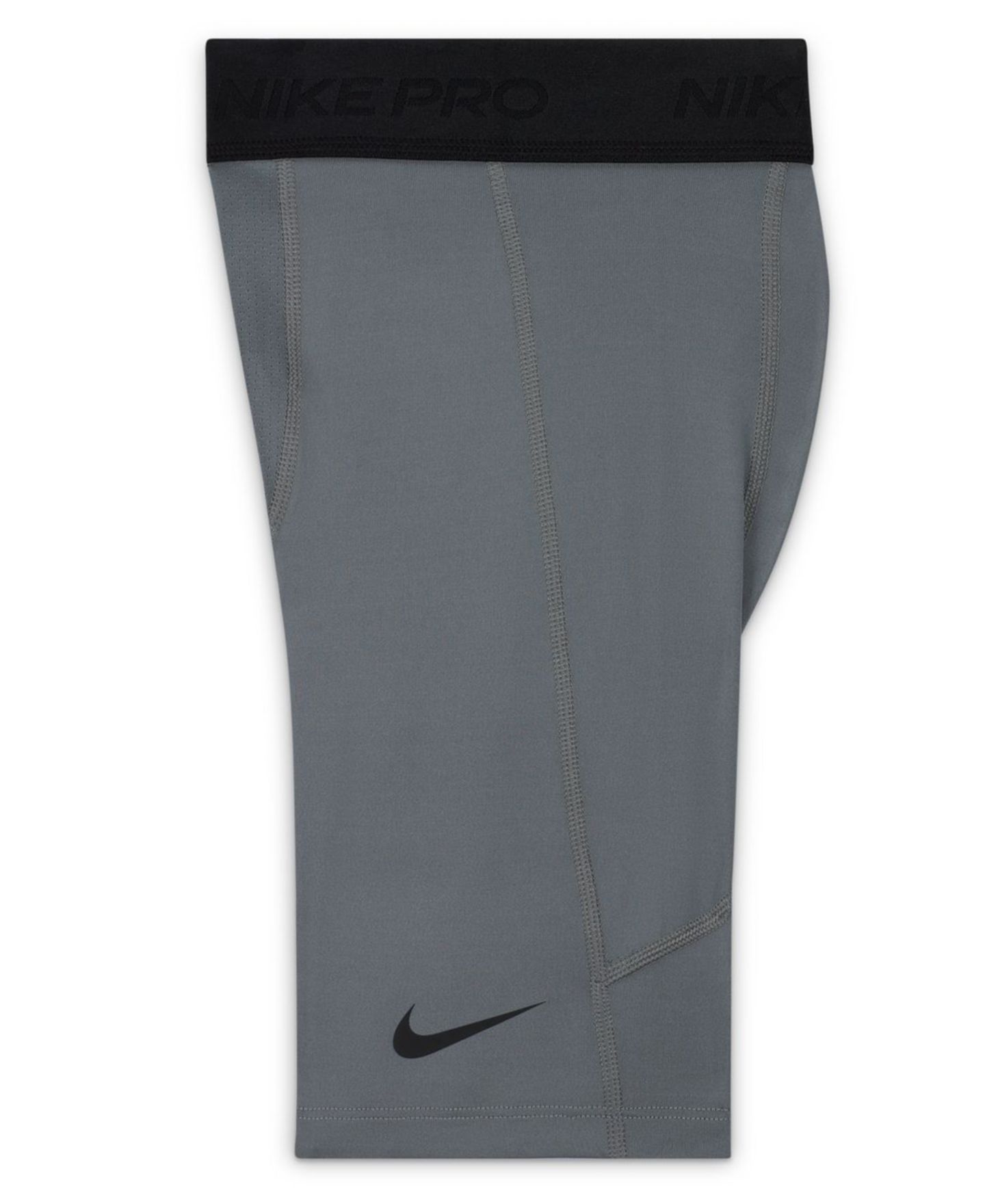 Шорты Nike Pro Dri-FIT Stretch Performance Shorts для мальчиков, цвет: Дымчатый серый / Чёрный — фото 3