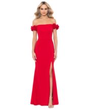 Red prom dress macys on sale