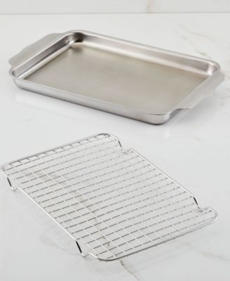 Provisions Oven Bond Stainless Steel Quarter Sheet Pan Cooling Rack