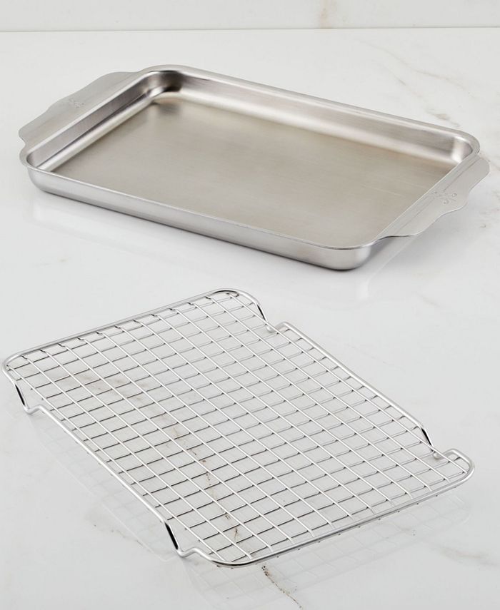 Hestan Provisions Oven Bond Stainless Steel Quarter Sheet Pan Cooling