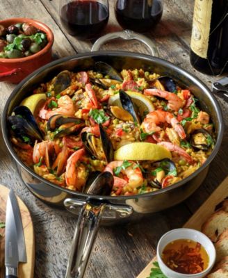 NanoBond Titanium Stainless Steel 5-Quart Covered Essential Pan with Helper Handle