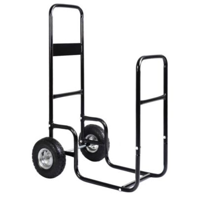 Rolling Firewood Carrier Wood Mover for Easy Log Transport