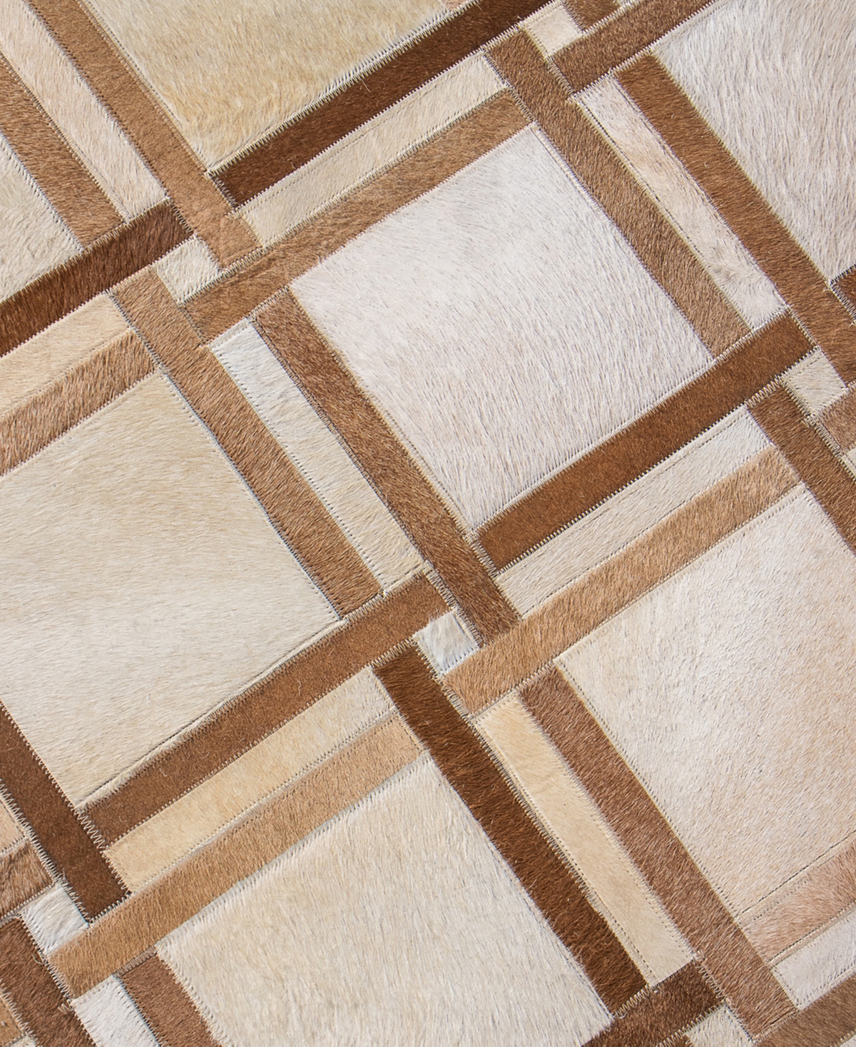 Shop Bb Rugs Cowhide H43 4' X 6' Area Rug In Camel