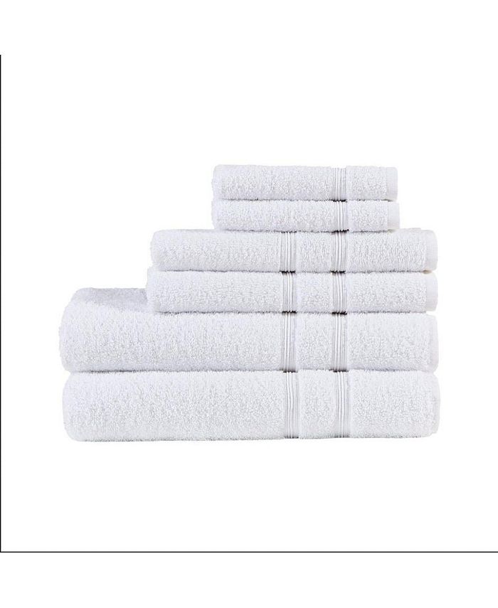 Home Outfitters 100 Turkish Cotton 6pcs Bath Towel Set , Absorbent