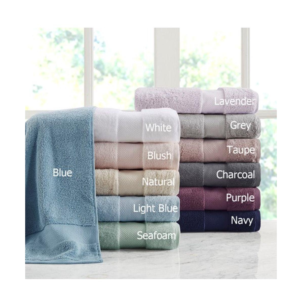 Home Outfitters 100% Cotton 6pcs Set , Absorbent, Bathroom Spa Towel, Transitional