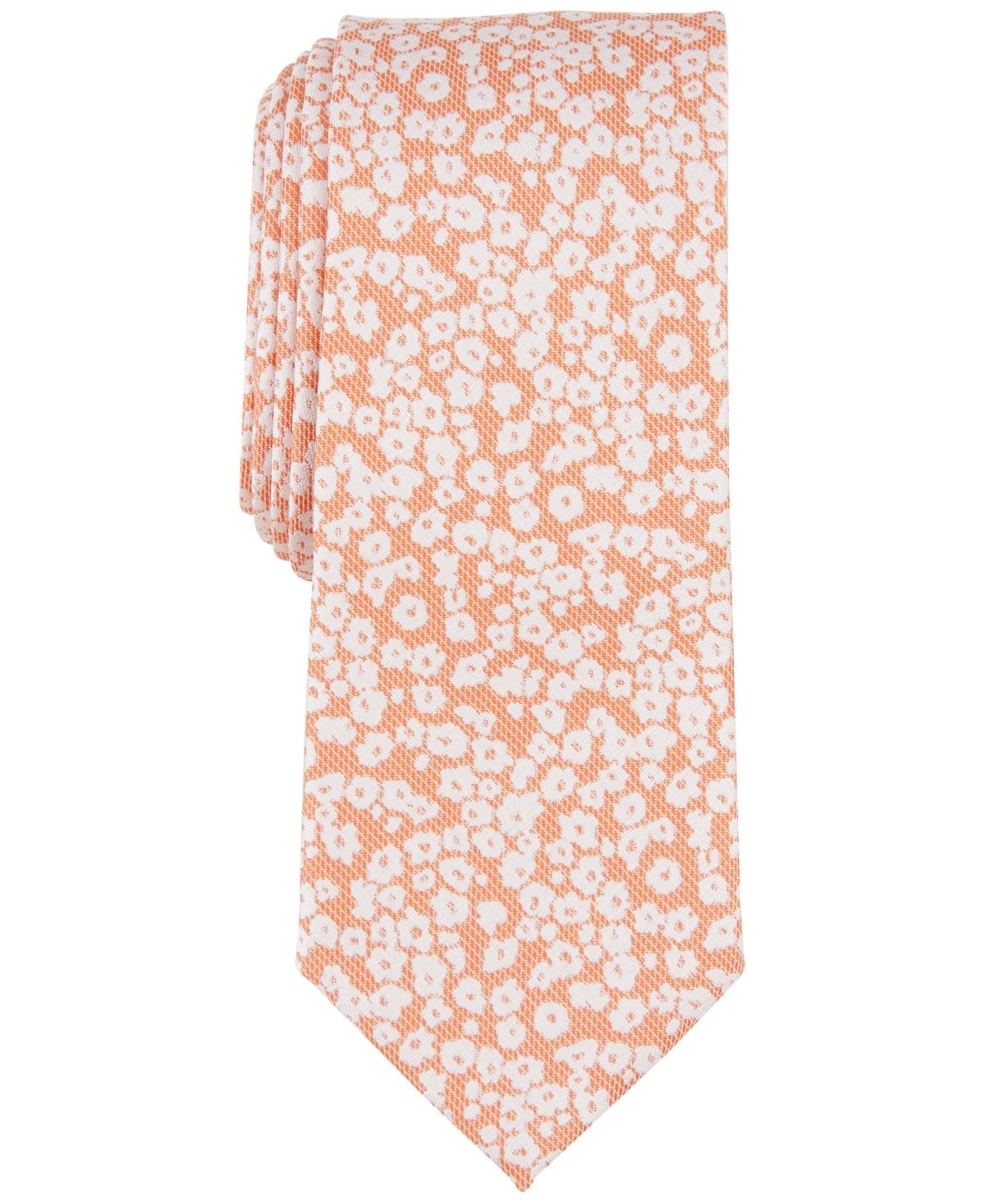 Bar Iii Men's Brennan Floral Tie, Created For Macy's In Melon